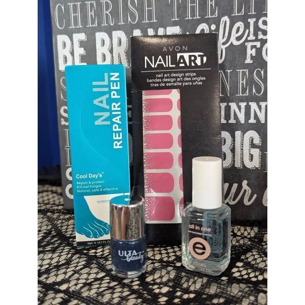 5/25 Nail Bundle - Avon Strips / Essie Glaze / Ulta Polish